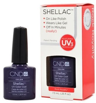 Shellac CND Creative Nail UV Color Coat Rock Royalty 0.25 oz