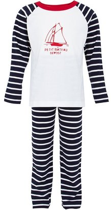 Petit Bateau Striped Pyjama Set