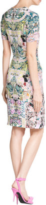 Mary Katrantzou Printed Silk Jersey Dress