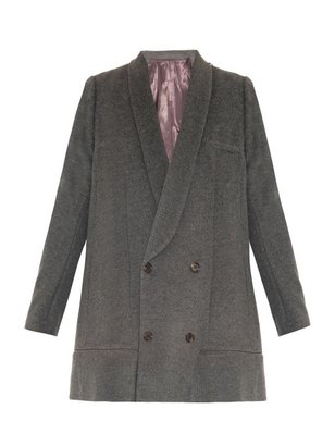 Undercover Wool-blend swing coat