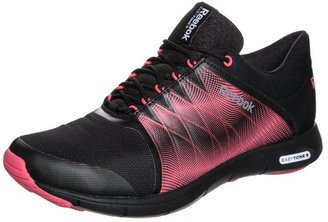 Reebok EASYTONE 6 FLY II Sports shoes black/tres sorbet