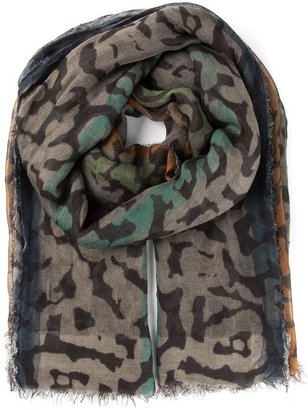 Faliero Sarti leopard print scarf