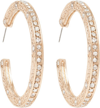 Forever New Angelique Etched Hoop Earrings