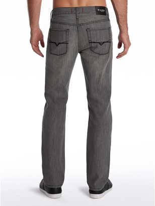 GUESS Del Mar Slim Straight Jeans - Grey Wash