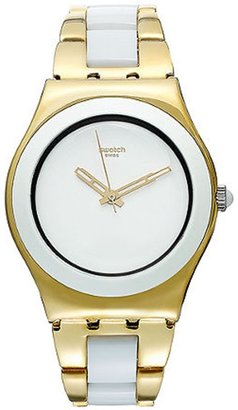 Swatch Women's Irony YLG122G Gold Stainless-Steel Swiss Quartz Watch
