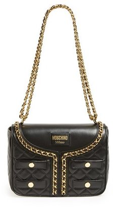Moschino 'Jacket' Quilted Leather Shoulder Bag