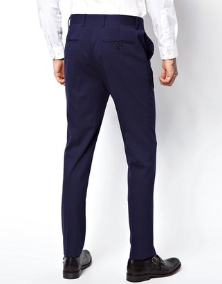 ASOS Skinny Fit Suit Trousers in Navy
