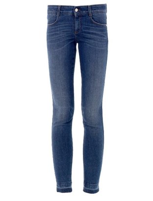 Stella McCartney Mid-rise skinny ankle grazer jeans