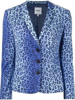 Moschino VINTAGE leopard print blazer