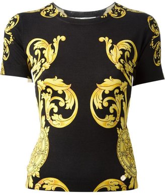 Versace baroque print T-shirt