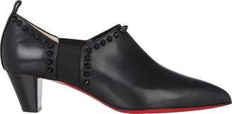 Christian Louboutin Studded Vicky Ankle Boots-Black