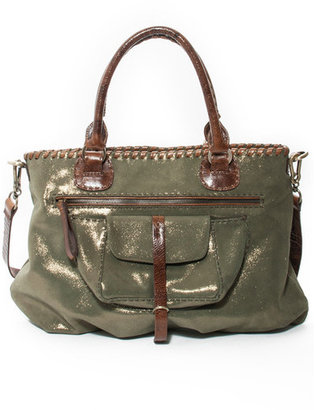 Carla Mancini Gisele Leather Messenger Bag