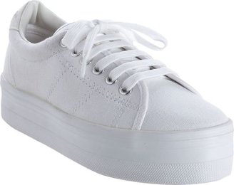 No Name Plato Platform Sneakers-White