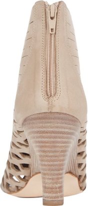 Barneys New York Cutout Ella Ankle Boots-Nude