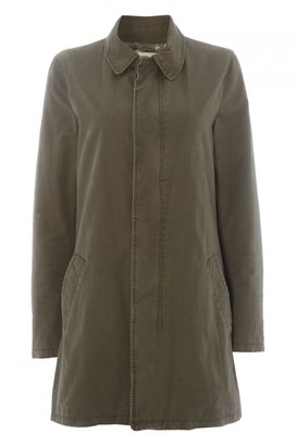 Zadig & Voltaire Cotton Single Breasted Coat
