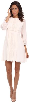 Jessica Simpson 3/4 Sleeve Chiffon Dress