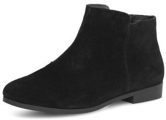 Dorothy Perkins Black real suede ankle boots