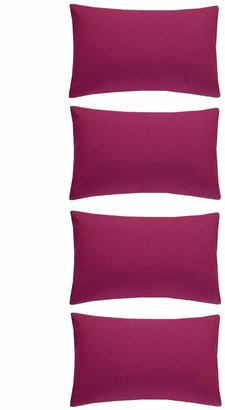 Very Plain Dye Standard Pillowcases (4 Pack)