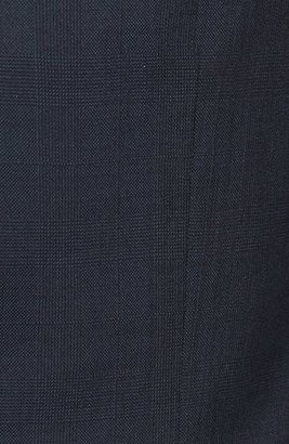 David Donahue 'Ryan' Classic Fit Charcoal Plaid Suit