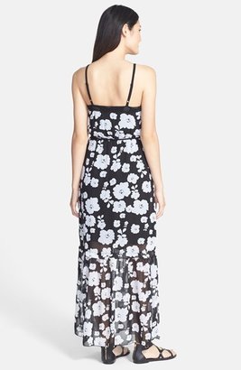 Kensie 'Spaced Floral' Woven Maxi Dress