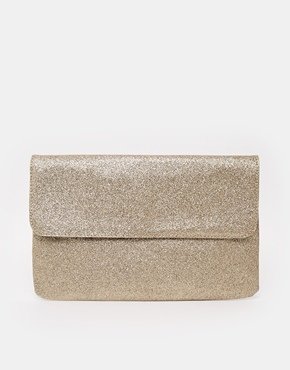 ASOS Sparkle Clutch Bag - Gold