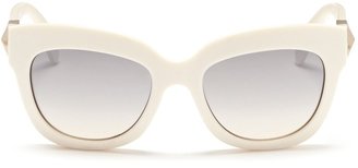 Valentino 'Rockstud' chunky cat eye frame acetate sunglasses