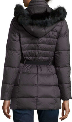 Andrew Marc New York 713 Andrew Marc Gina Puffer Coat with Fur Hood