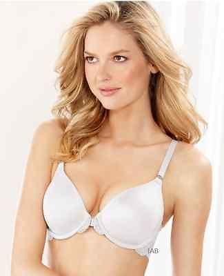 Maidenform 3 Pack Pure Genius Lace Racer-Back Bras - Style 7112  Featuring White