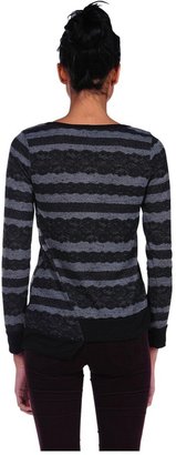 Romeo & Juliet Couture Striped Sweater Top