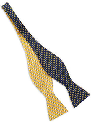 Black Brown 1826 Silk Kensington Bow Tie