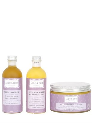 Lulu & Boo Organics - Bath Oil, Massage Oil & Belly Butter Set