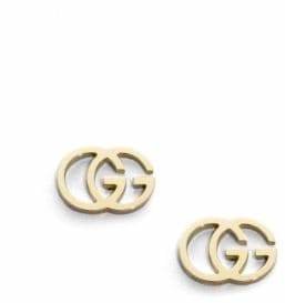 Gucci 18K Yellow Gold Double G Earrings
