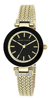 Anne Klein Goldtone Crystal Watch