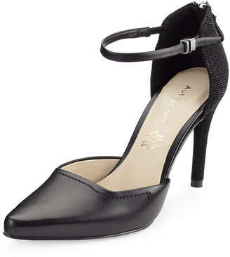 Marks and Spencer Leather Ankle Strap Court Shoes with Insolia®