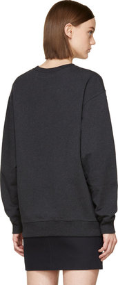 McQ Grey Angry Bunny Sweatshirt