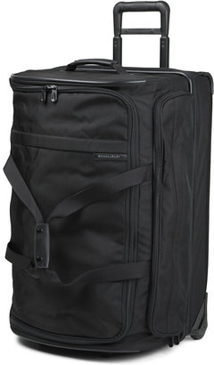 Briggs & Riley Black Baseline Large Upright Duffle Bag, Size: 71cm