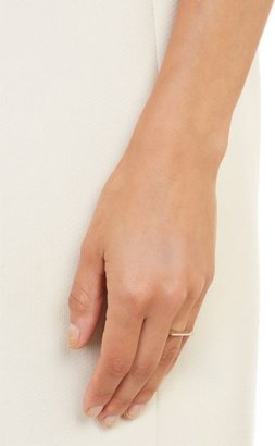 Loren Stewart Gold Skinni Plain Ring-Colorless
