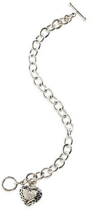 Fine Jewellery Diamond Heart Toggle Bracelet