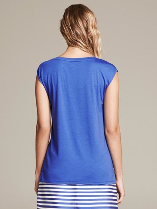 Banana Republic Luxe-Touch Chest-Pocket Tee