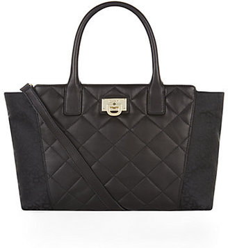 DKNY Heritage Quilted Nappa Shopper Bag