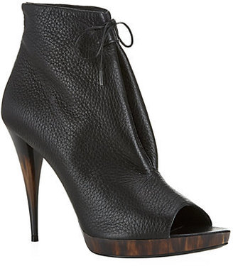 Burberry Shoes & Accessories Jenkin Peep-Toe Ankle Boots