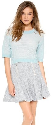Rebecca Taylor Textured Cashmere Sweater
