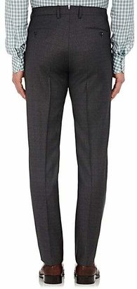 Incotex Men's B-Body Classic-Fit Wool Trousers - Charcoal