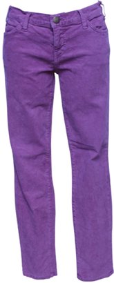 Current/Elliott CURRENT ELLIOTT Pink Velvet Trousers