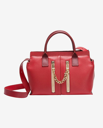 Chloé Cate Structured Satchel: Red