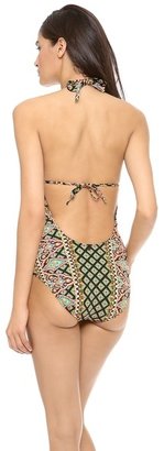 Nanette Lepore Moroccan Medallion One Piece Swimsuit