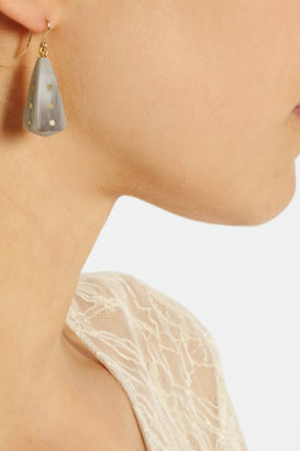 Ashley Pittman Doa horn and bronze earrings