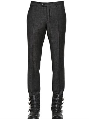 John Varvatos 18cm Faded Wool Blend Twill Trousers