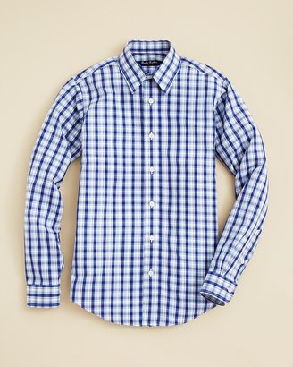 Brooks Brothers Boys' Plaid Button Down Dress Shirt - Sizes XS-XL
