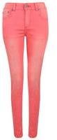 Dorothy Perkins Womens Bellfield Super Skinny Coloured Jean- Red